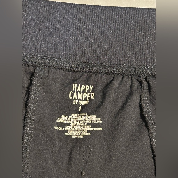 Torrid Black Happy Camper Pants - size 1 - Picture 3 of 3